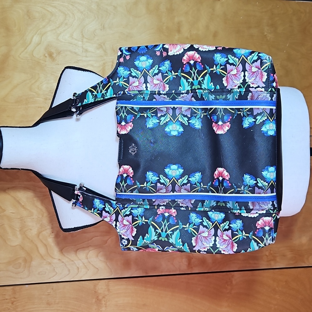 Nanette Lepore Athena Damask Floral Tote Bag Shoulder Bag